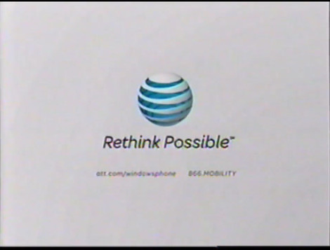 The AT&T logo not designed by Saul Bass.