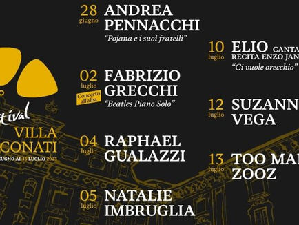 BOLLATE - 35° Festival VILLA ARCONATI .