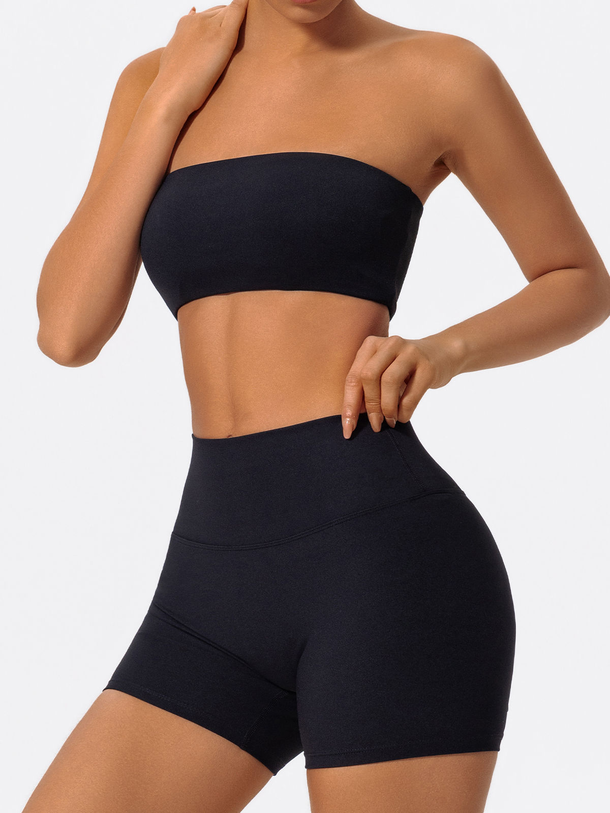 Conjunto Fitness de Verão 2 Peças – Look de Ioga e Academia com Top Tomara q