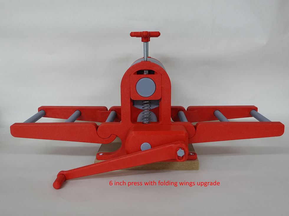 Thumbnail: Extending wings upgrade for plastic press