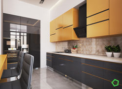 yellow cabinet