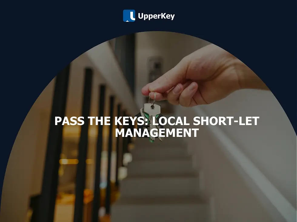 Pass the Keys: Local Short-Let Management