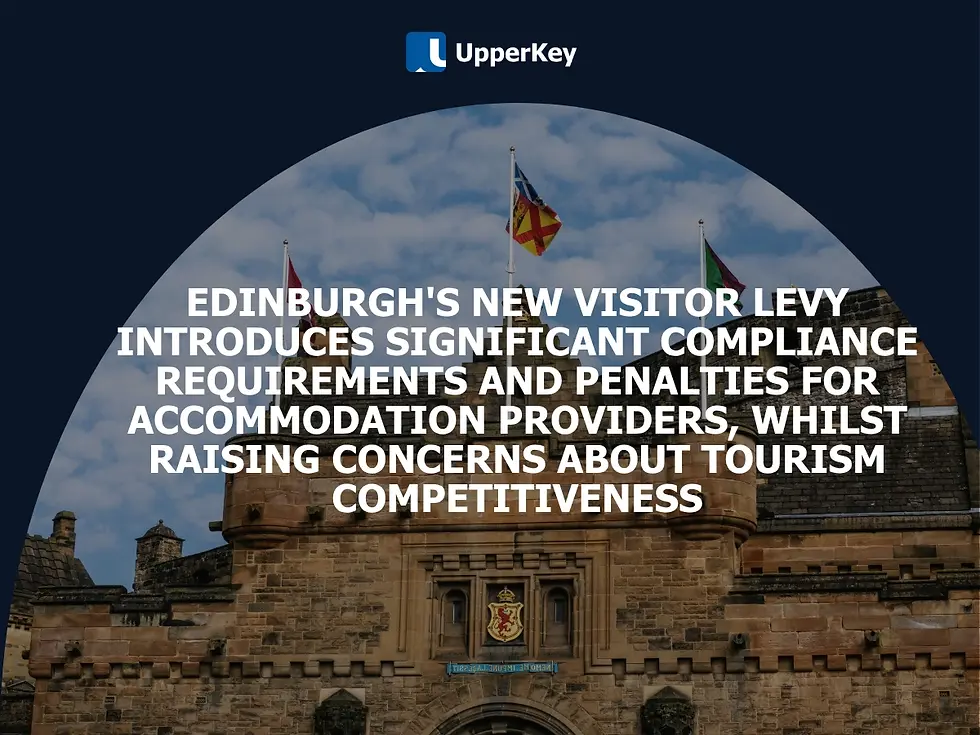 Edinburgh's new visitor levy