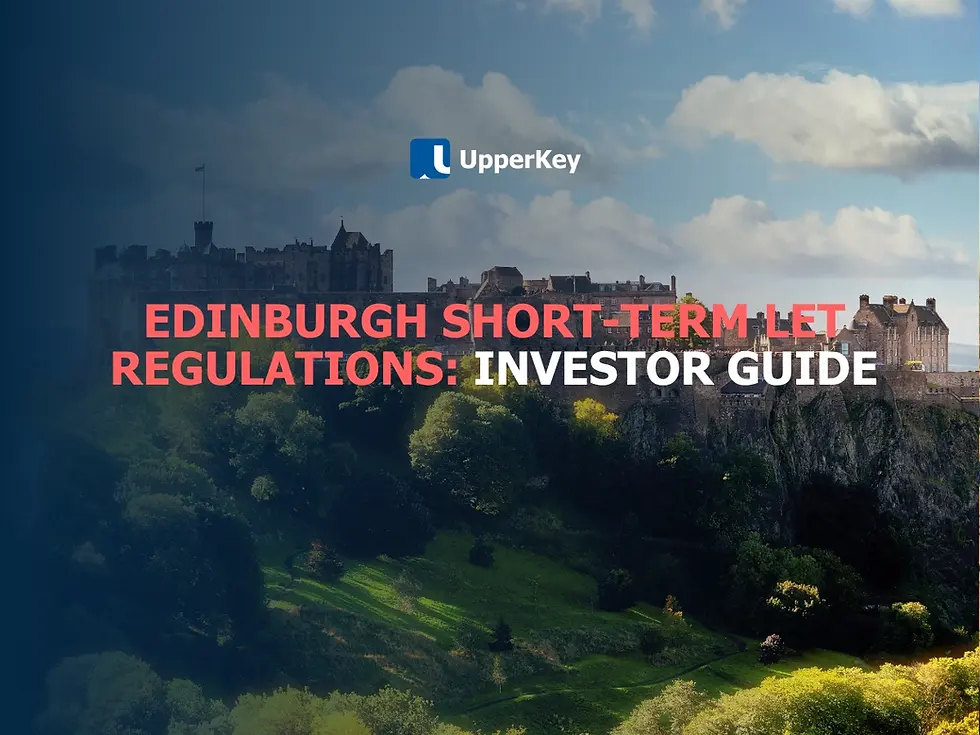 Edinburgh Short-Term Let Regulations: 2026 Investor Guide