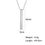 Thumbnail: Personalized Custom Engraved Vertical Bar Stainless Steel Necklace
