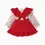 Thumbnail: Baby 2pcs Floral Romper & Corduroy Suspender Skirt Set