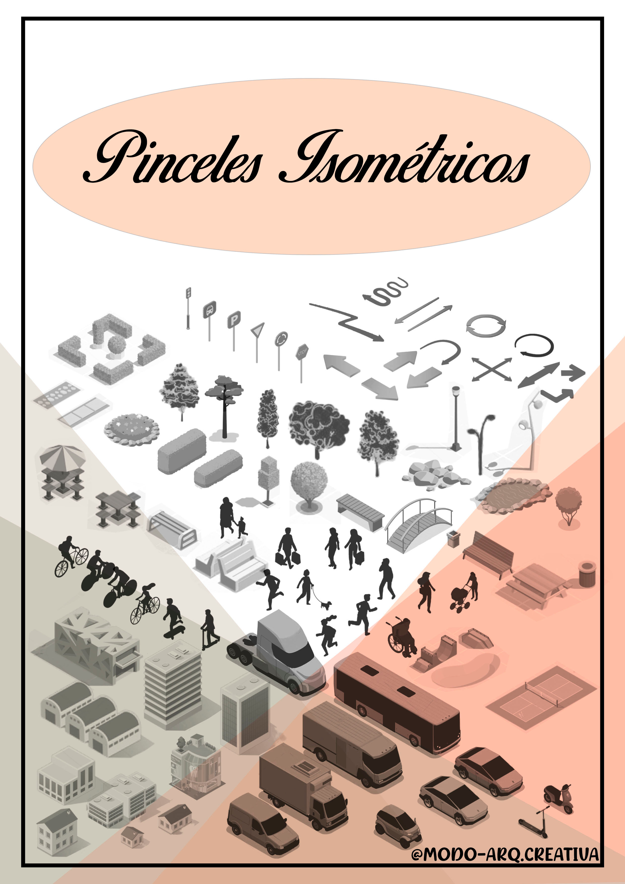 Pinceles Isométricos