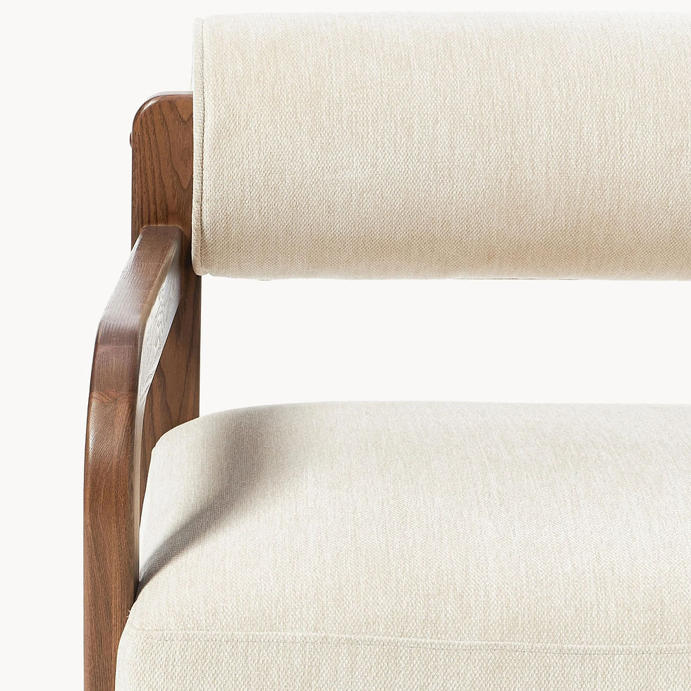 Miniatura: Sillón de madera de fresno Raymond