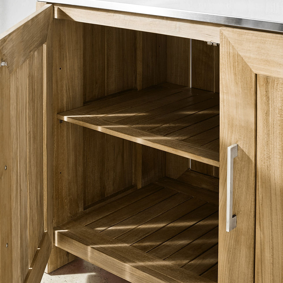 Miniatura: Buffet Larnaca Outdoor en Madera Maciza de Huayruro