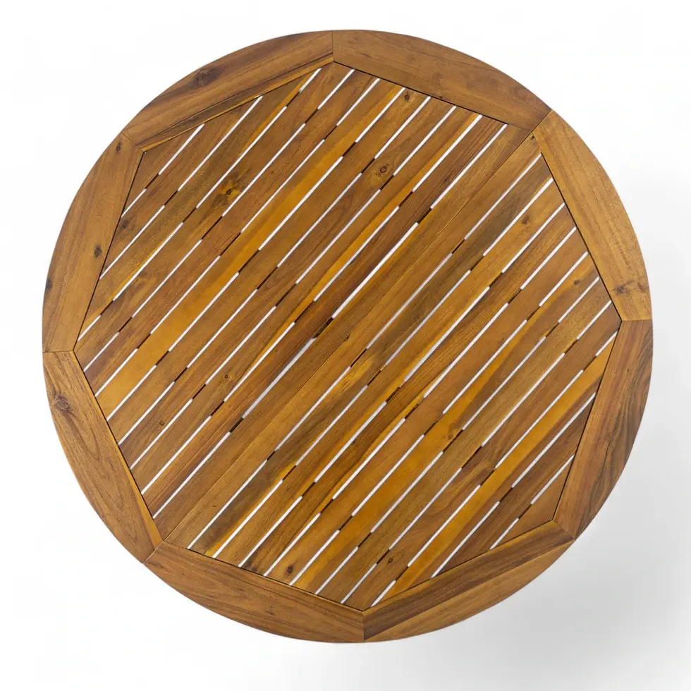 Miniatura: Juego de comedor de madera Stamford Outdoor de 5 piezas