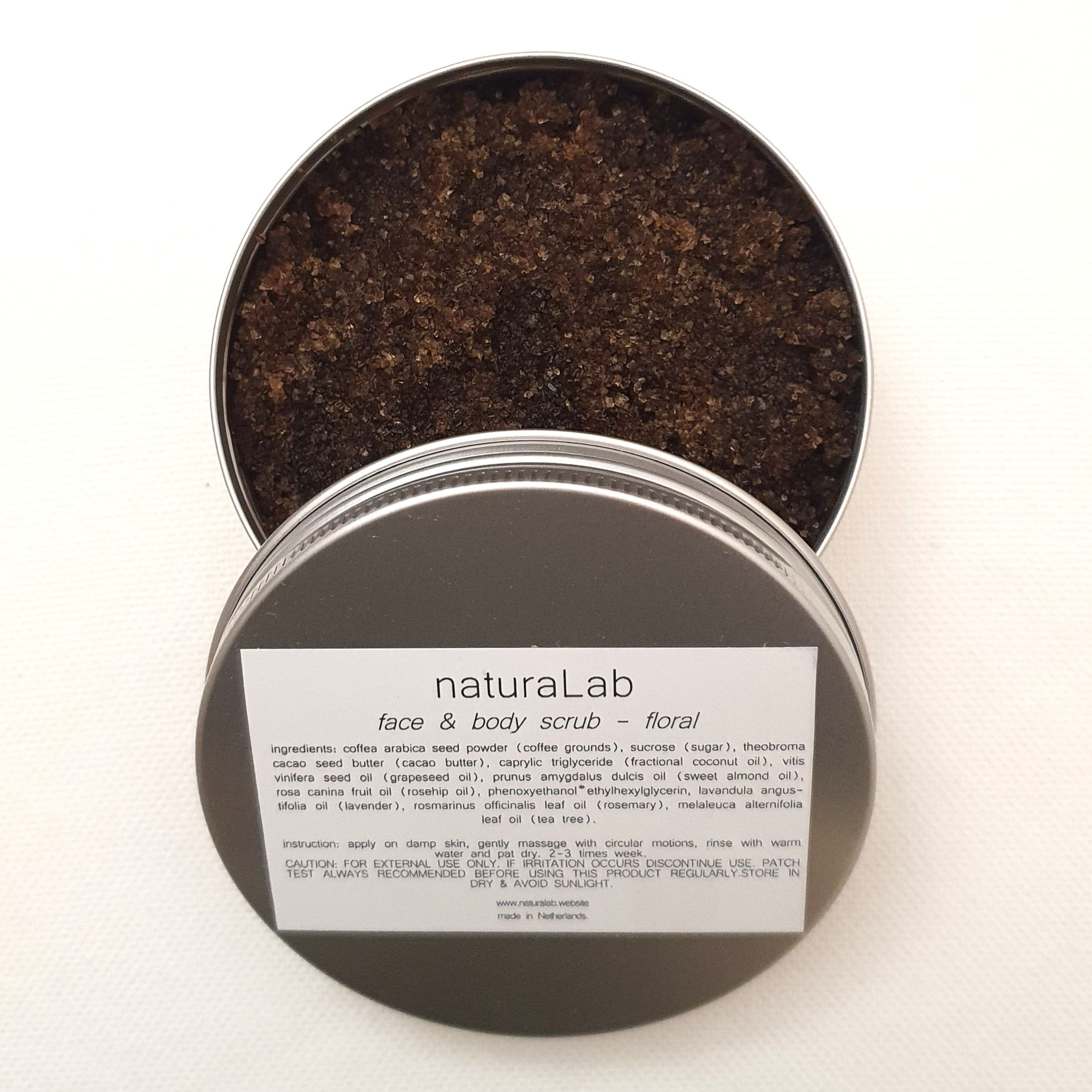 face & body scrub - floral