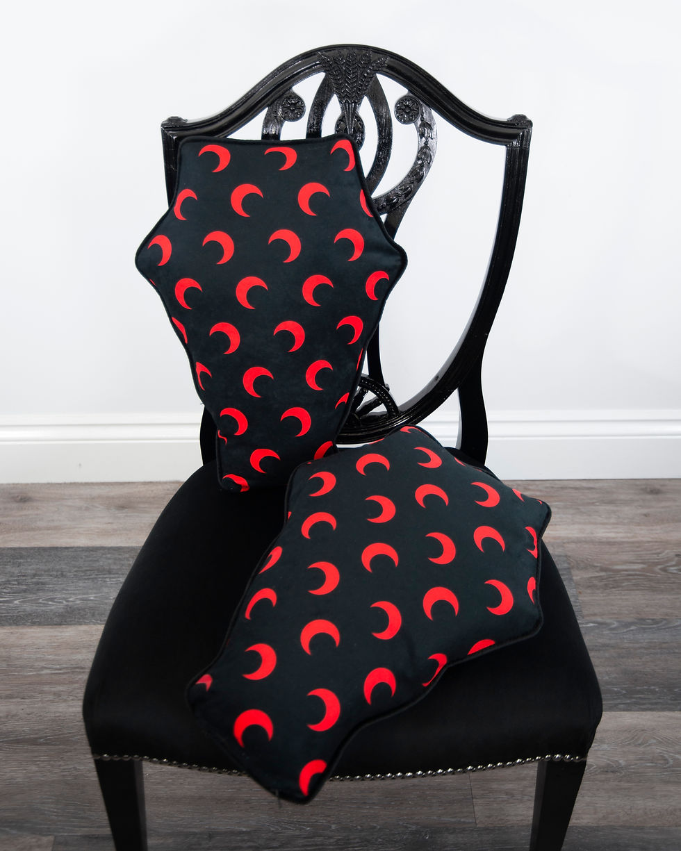 Thumbnail: Red Moon Coffin Cushion