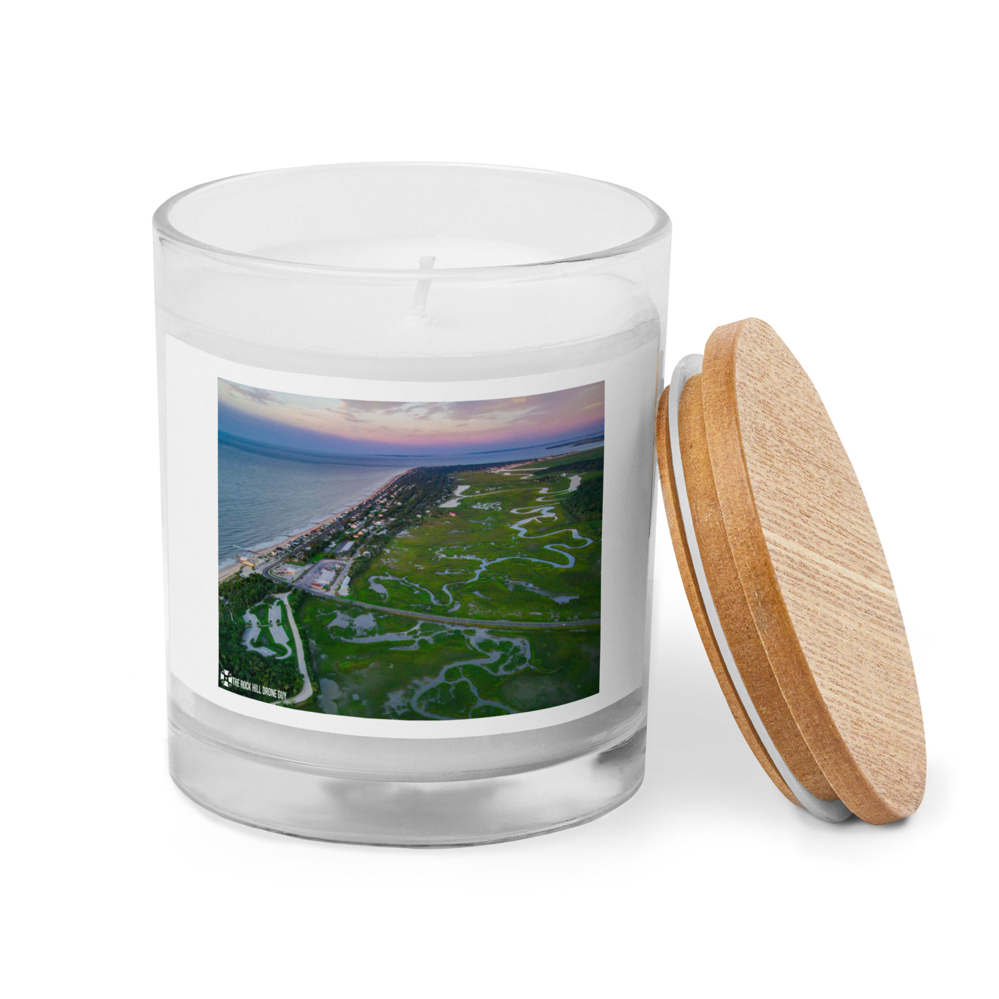 Edisto Island Glass jar candle