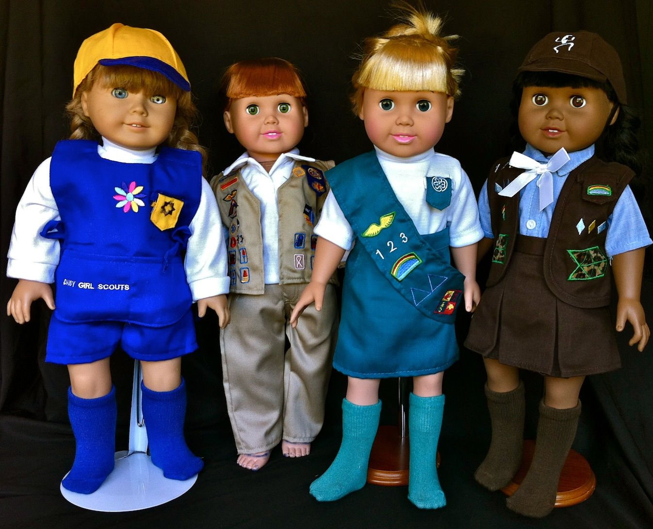 Girl Scouts: Daisy, Brownie, Junior, and Cadet