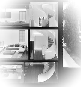 Villa Staircase | A Line Drawn in Light