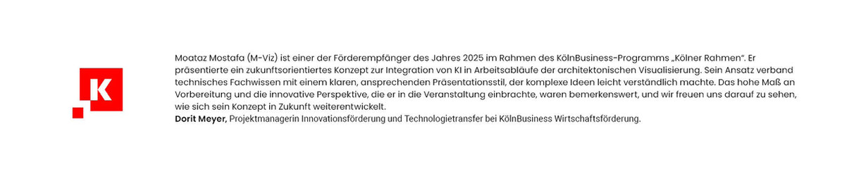 KAYAN collaboration note in the M-Viz homepage trust section.