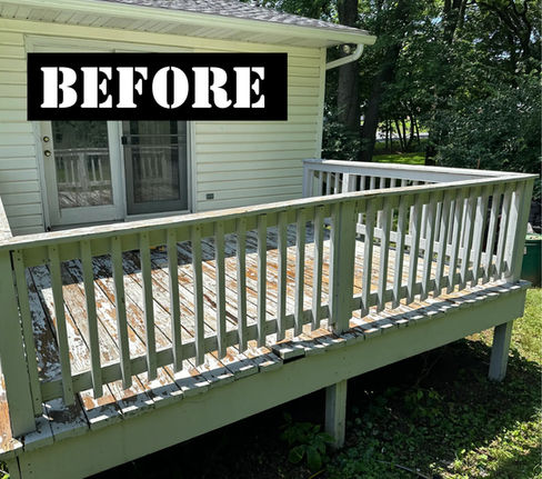 Before version of worn deck