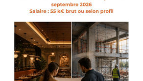 ARCHITECTE HMONP - Chef de projets gros œuvre chantier (H/F)