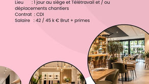 Chef de projet conducteur de travaux sur un chantier retail