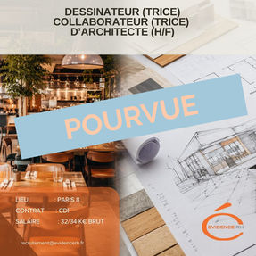 Dessinateur (trice) Collaborateur Autocad (trice) d’architecte restauration (H/F)