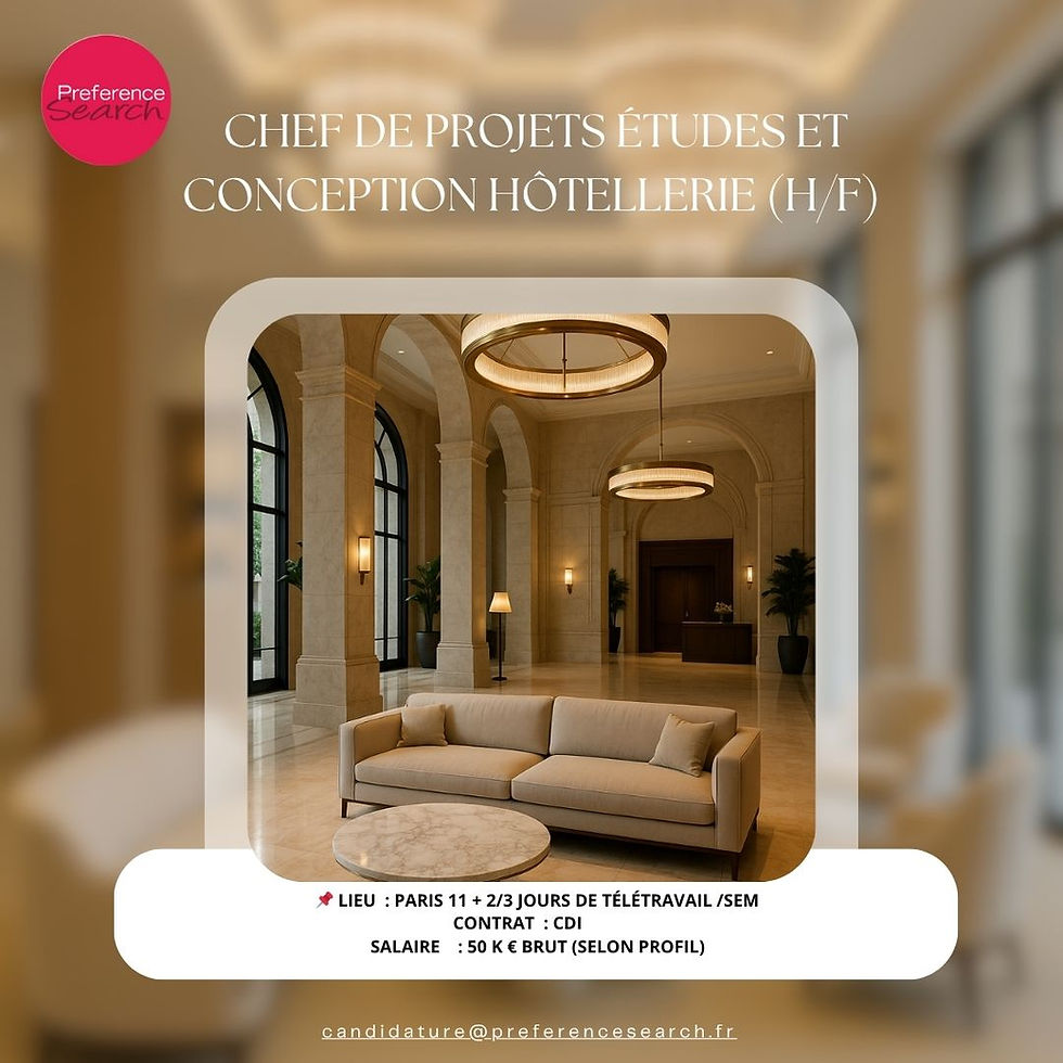 offre emploi chef de projets etudes conception Preference Search
