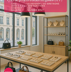 Architecte d’intérieur – Chef de projets travaux magasins (H/F) en CDI à La Défense ou Bretagne. Pilotage des ouvertures, rénovations et remodeling de magasins pour une enseigne nationale et internationale.