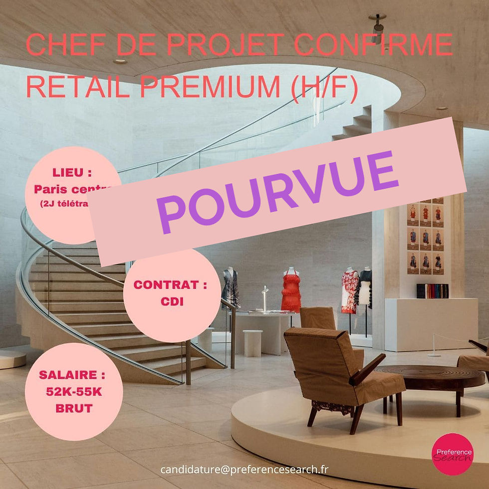 Architecte | Architecte d’intérieur – chef de projets confirmé(e) retail premium (H/F)