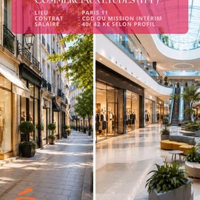 Chef de Projets Retail et Centres Commerciaux Études (H/F) – Architecte spécialisé en architecture commerciale, études techniques, DCE, DP, AT et PC – Paris 11.