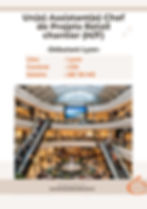 Offre emploi assistant chef de projet chantier retail Lyon architecture intérieure travaux Autocad