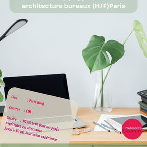 Assistant administratif appels d’offres publics en CDI à Paris Nord au sein d’une agence d’architecture spécialisée en projets d’aménagement.