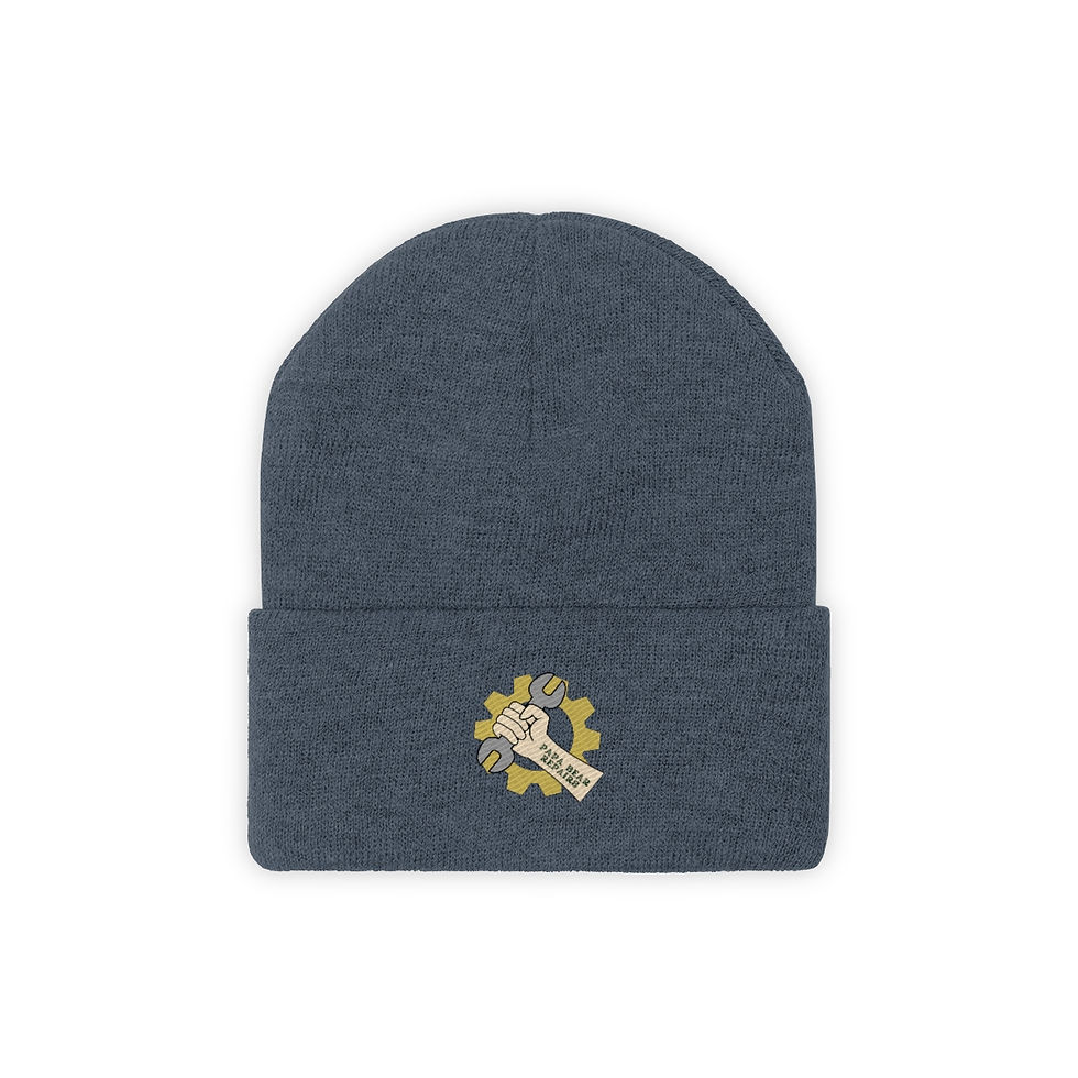 Thumbnail: Papa Bear Repairs Knit Beanie