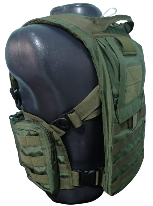 Miniatura: chest rig con morral para camelbak