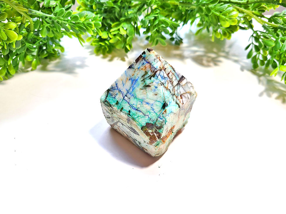 Thumbnail: Azurite Malachite Points