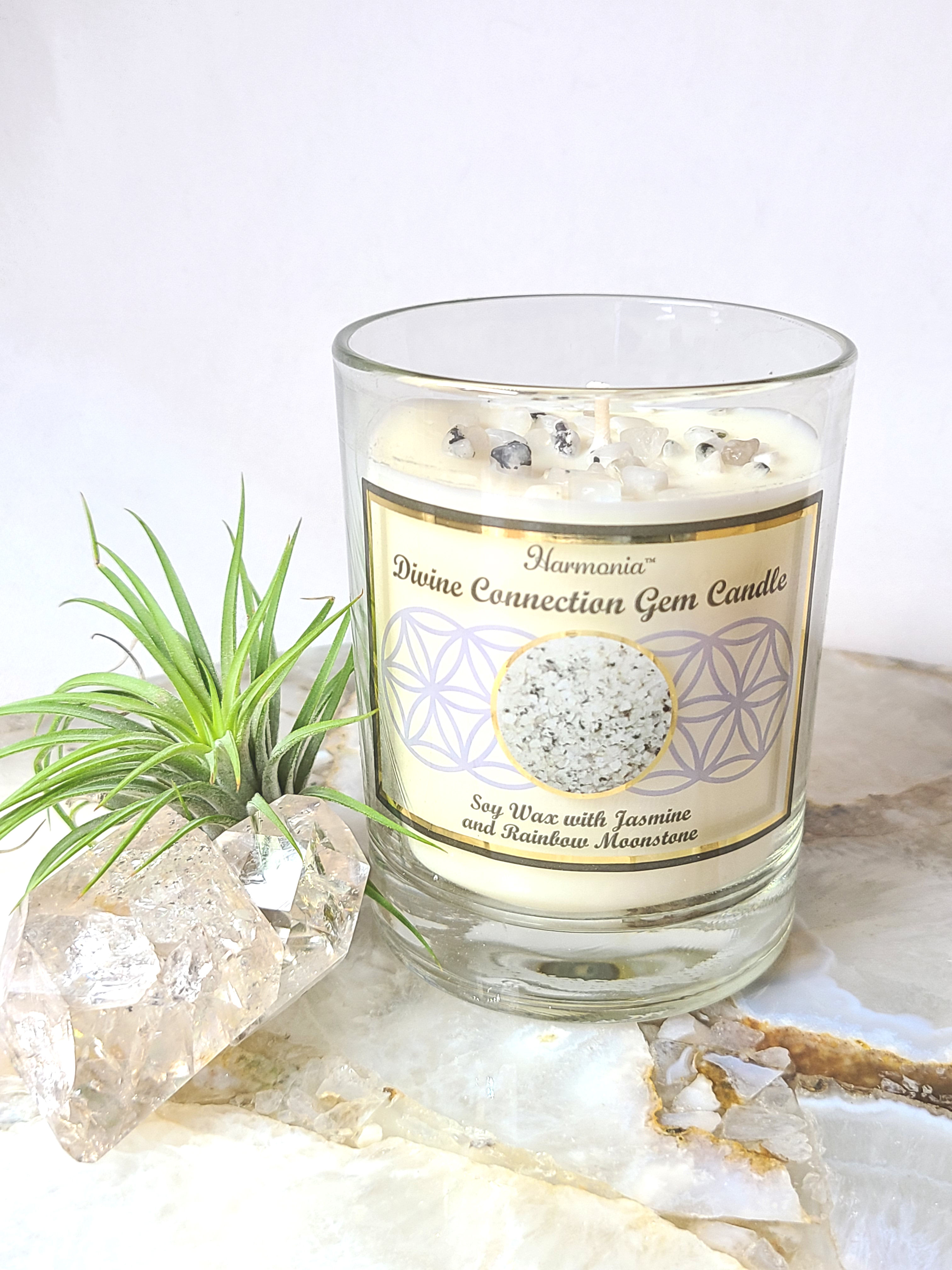 Harmonia Crystal Candle -Divine Connection