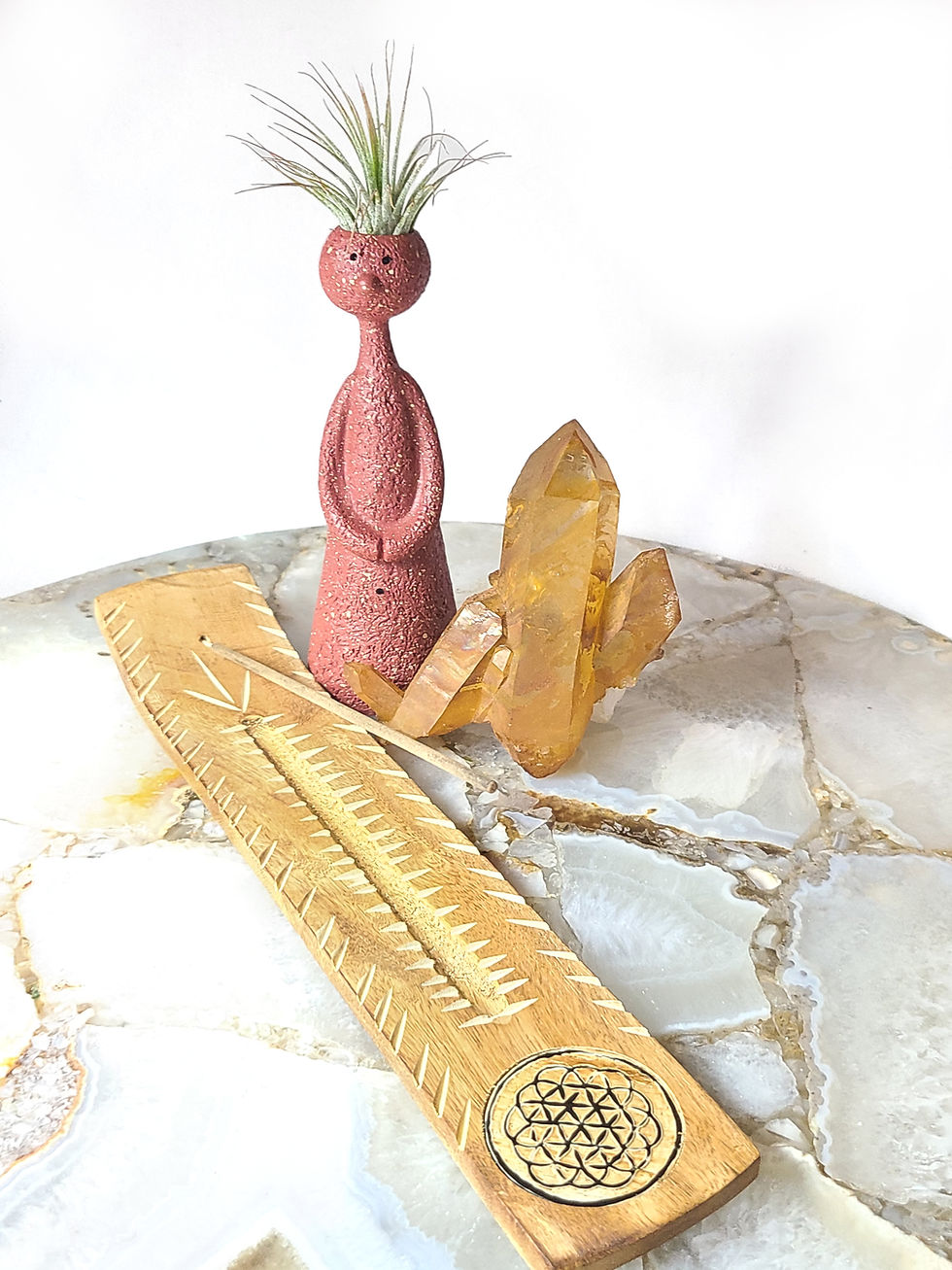 Thumbnail: Flower  of Life Incense Holder