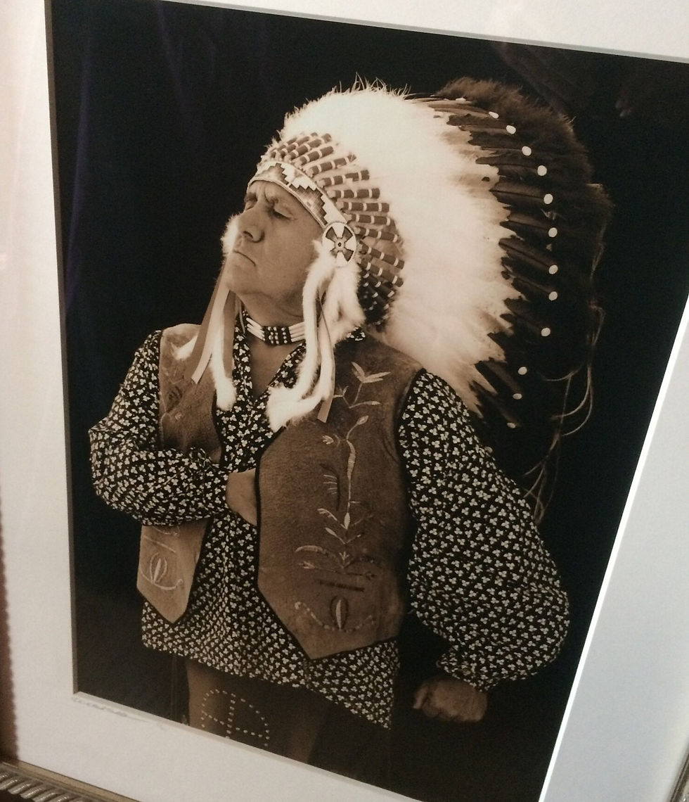 Native American Indian Elder Dr. A.C. Ross Ehanamani Chief Lakota Sioux