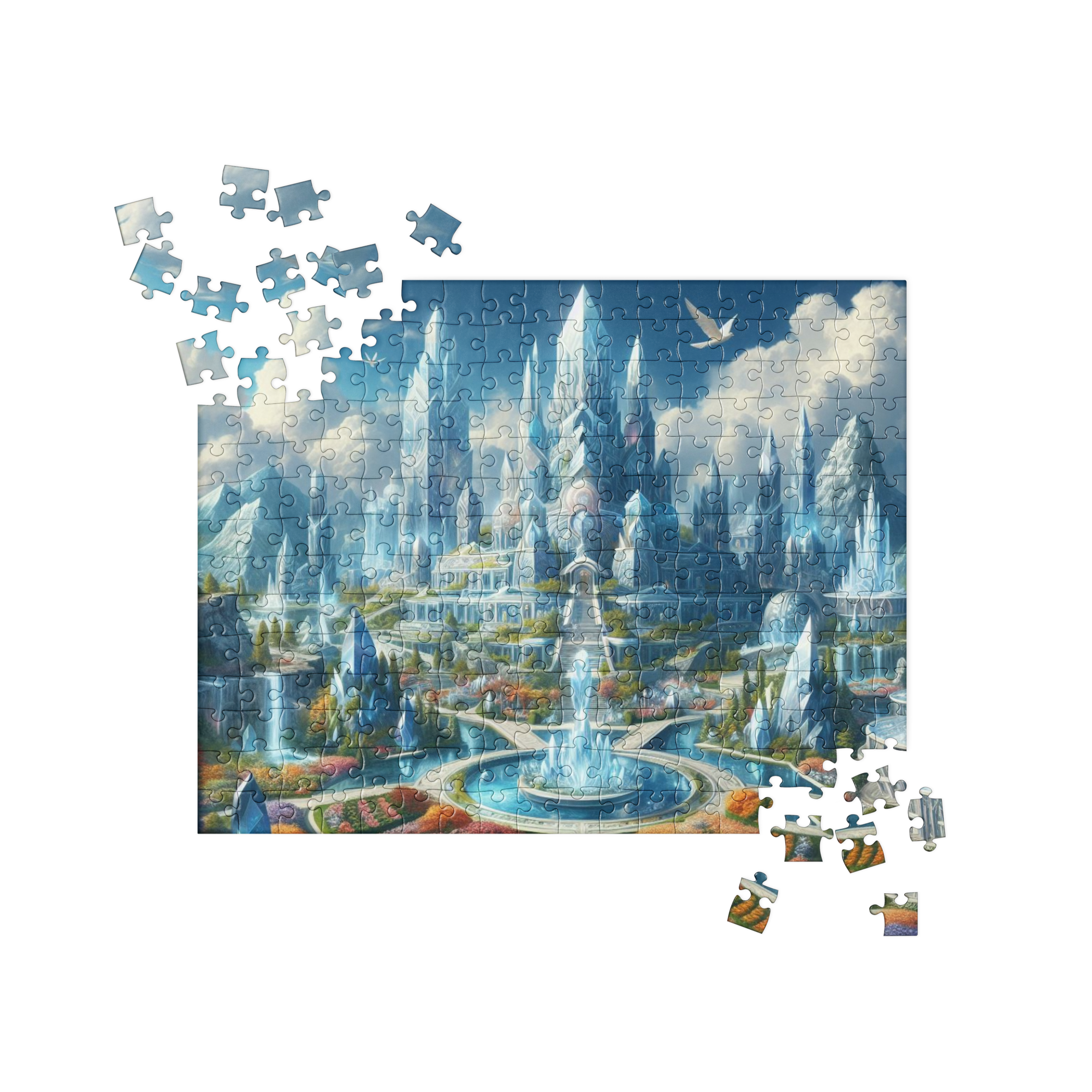 Crystal Garden Temple of Atlantis Puzzle