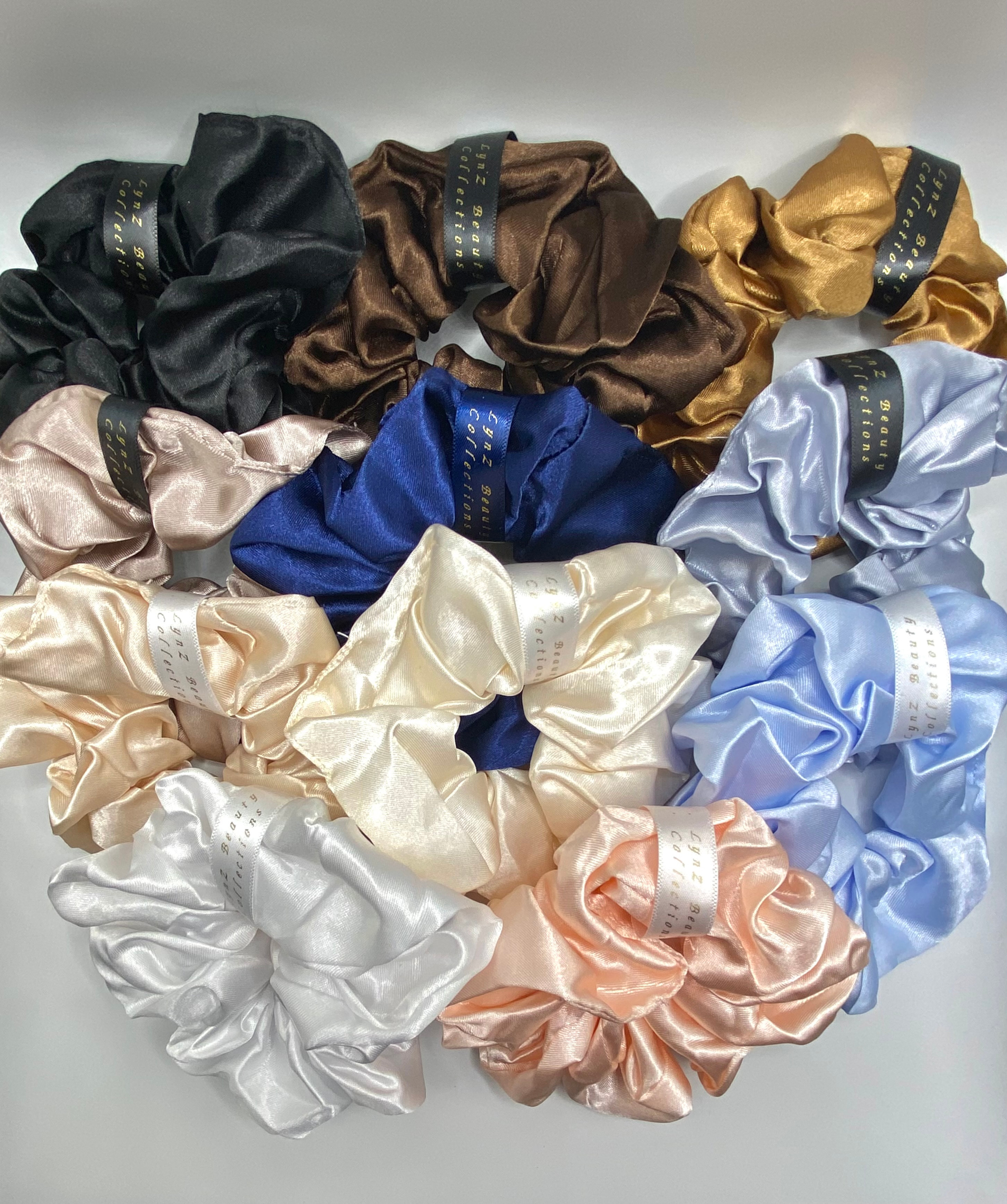 LynZ Beauty Luxe Silk Scrunchies - $3.99 each
