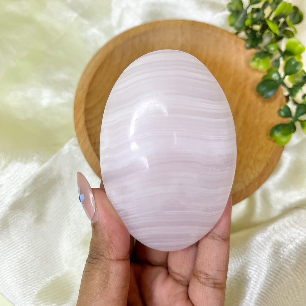Thumbnail: Natural Crystal Pink Mangano Calcite Palms