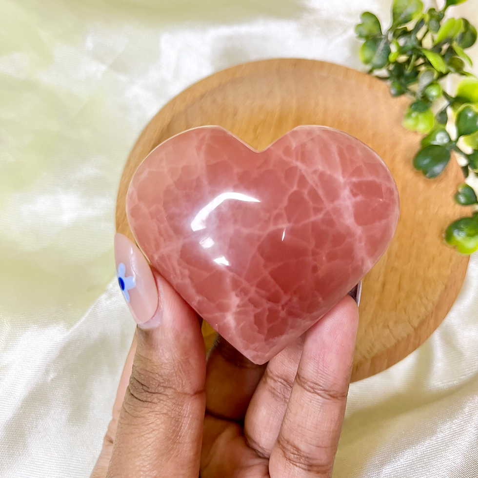Thumbnail: Natural Crystal Rose Calcite Hearts