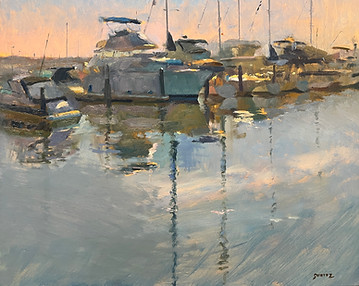 Paint the Lake 1st Place. Julio Suarez. "Better Days" (Oil). Plein Air Event, Plein Air Competition, Plein Air Painting Event, Plein Air Painting Competition, Plein Air Ozaukee County, SE Wisconsin Plein Air Painting, Lake Michigan, Port Washington, Port washingtion plein air, Ozaukee County Plein Air.