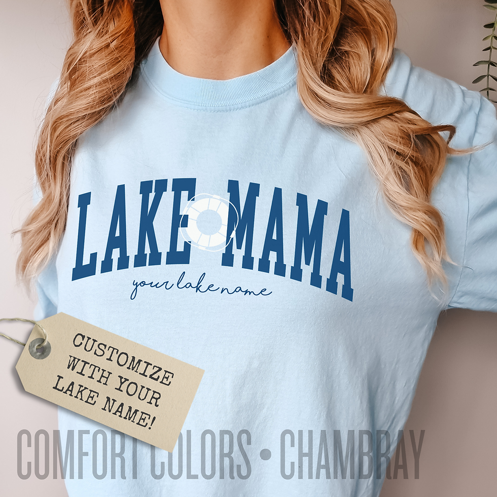 Thumbnail: Lake Mama Custom Comfort Colors T-Shirt