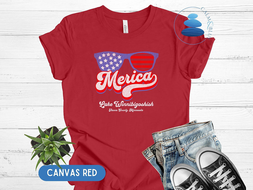 Thumbnail: Fourth of July Lake Shirt | Personalized