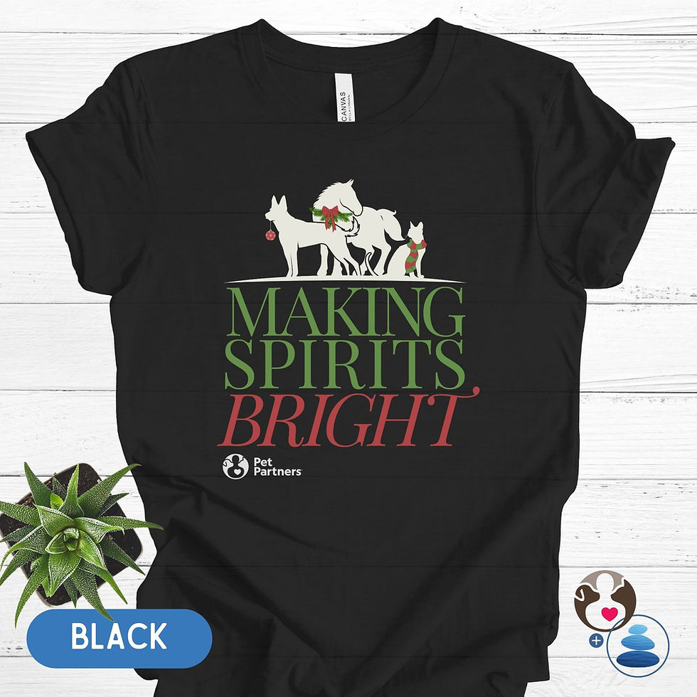 Thumbnail: Making Spirits Bright | Pet Partners Holiday Shirt