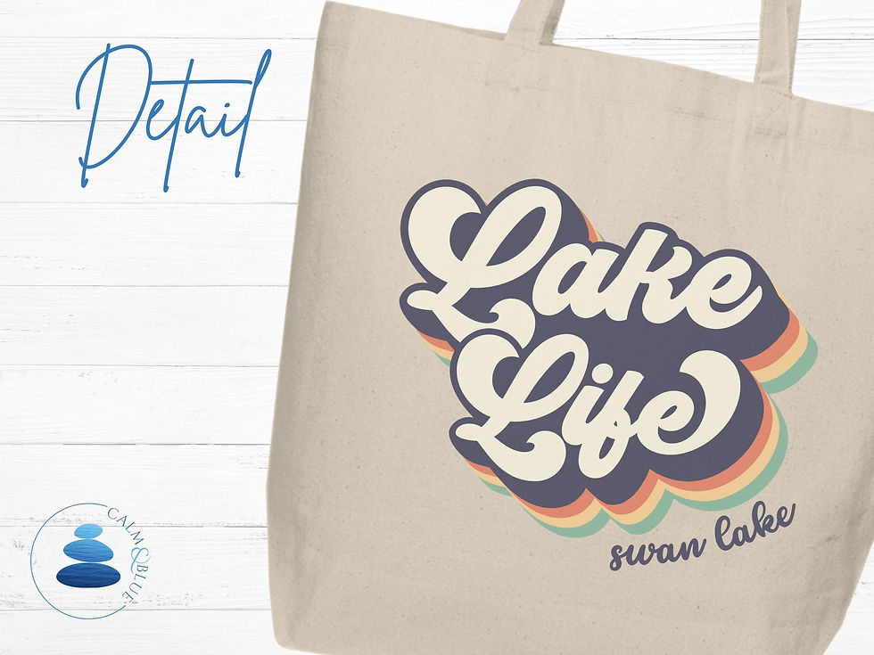 Thumbnail: Swan Lake "Lake Life" Tote