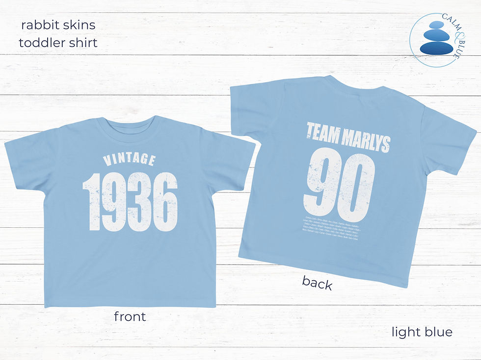 Thumbnail: Team Marlys 90th Birthday Shirts