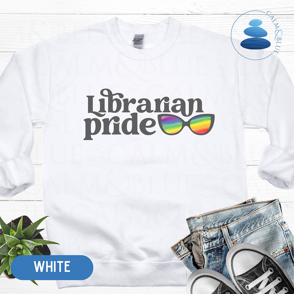 Thumbnail: Librarian Pride Custom Sweatshirt