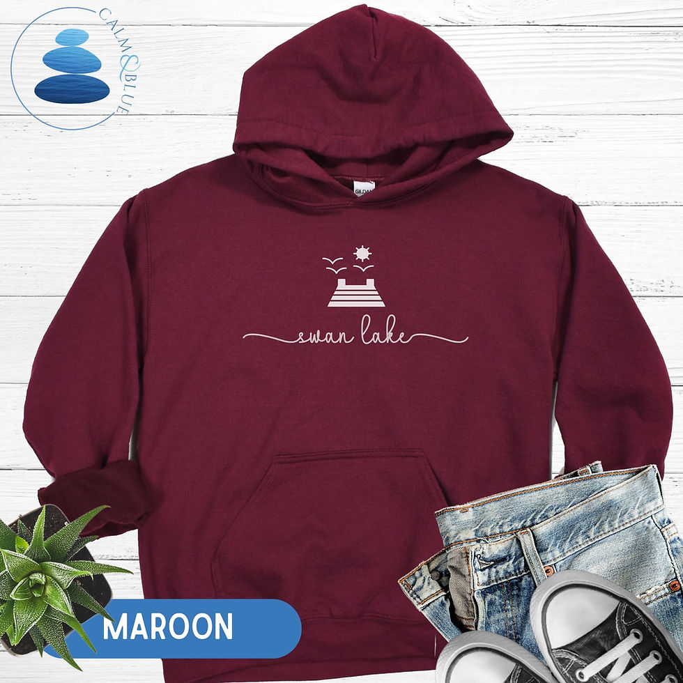 Thumbnail: Swan Lake Minimalist Hoodie