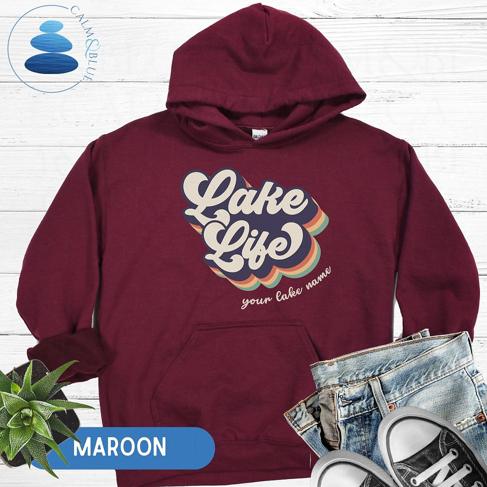Thumbnail: Lake Life Retro Vintage Hoodie