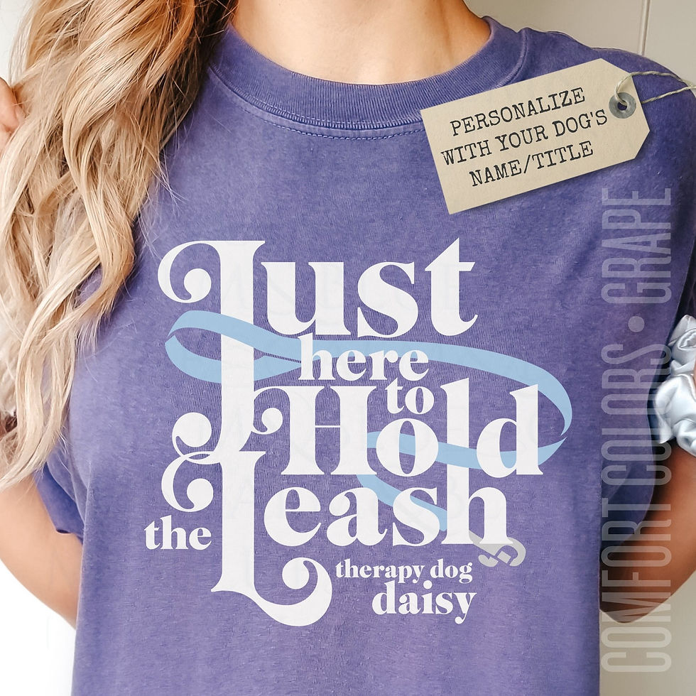 Thumbnail: Therapy Dog Shirt | Hold the Leash